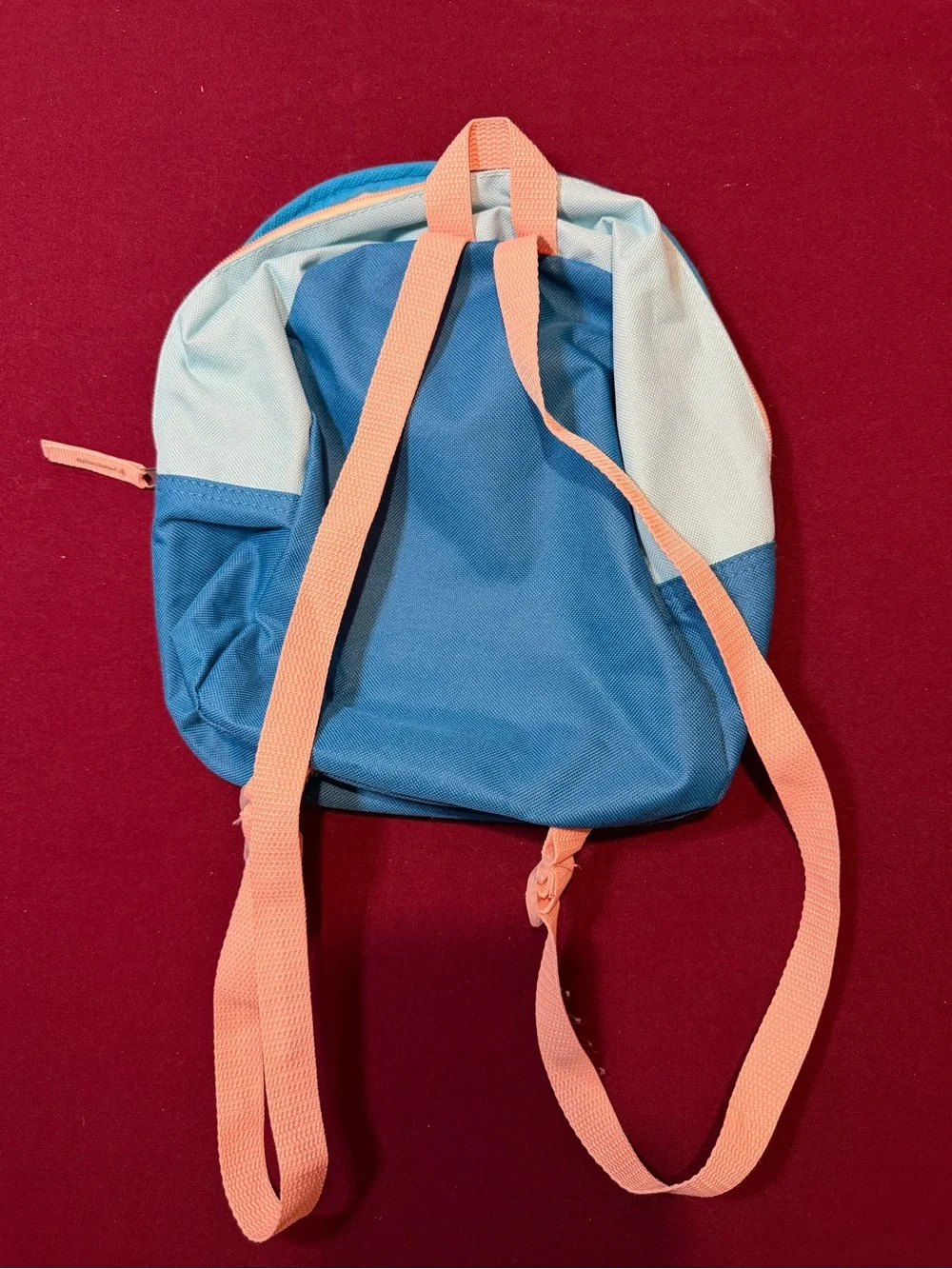 Frozen Elsa and Anna Sisters Kids mini Backpack - Blue and Peach